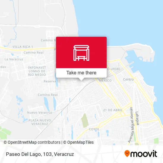 Mapa de Paseo Del Lago, 103