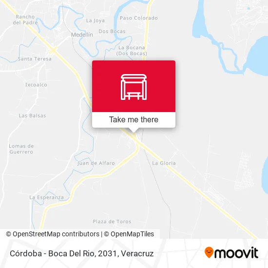 Mapa de Córdoba - Boca Del Rio, 2031