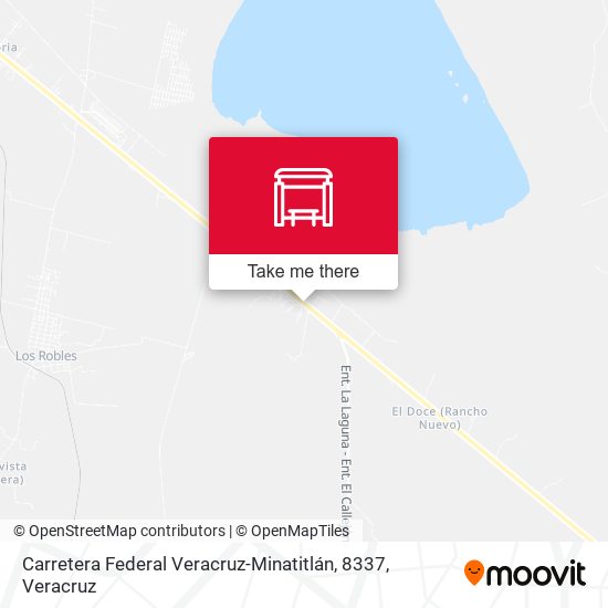 Mapa de Carretera Federal Veracruz-Minatitlán, 8337