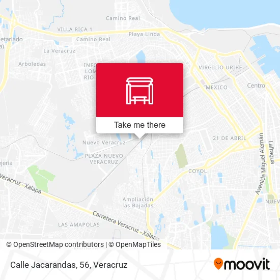 Calle Jacarandas, 56 map