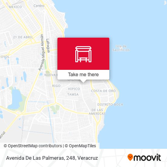 Mapa de Avenida De Las Palmeras, 248