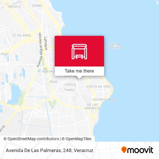 Mapa de Avenida De Las Palmeras, 248