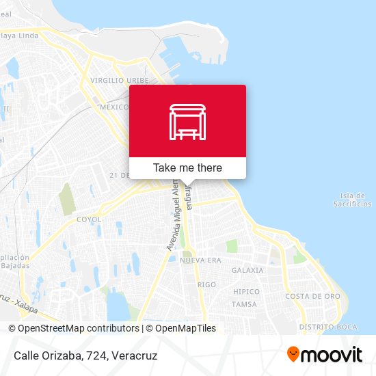 Mapa de Calle Orizaba, 724