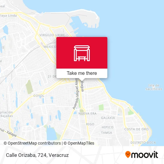 Mapa de Calle Orizaba, 724