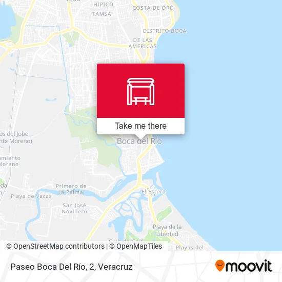 Mapa de Paseo Boca Del Río, 2