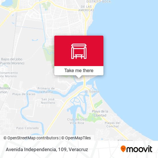 Mapa de Avenida Independencia, 109
