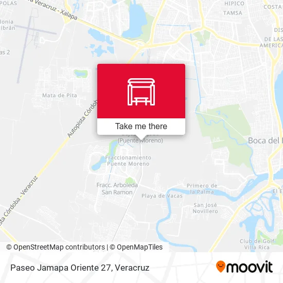Mapa de Paseo Jamapa Oriente 27