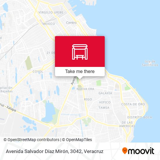 Mapa de Avenida Salvador Díaz Mirón, 3042
