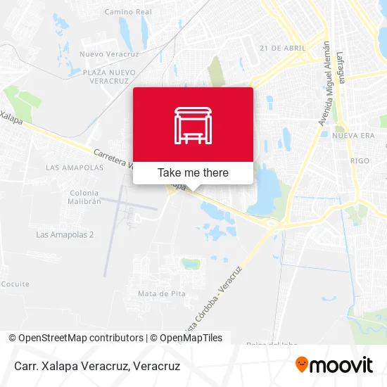 Mapa de Carr. Xalapa Veracruz