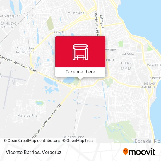 Mapa de Vicente Barrios