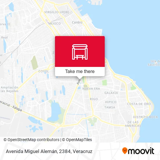 Mapa de Avenida Miguel Alemán, 2384