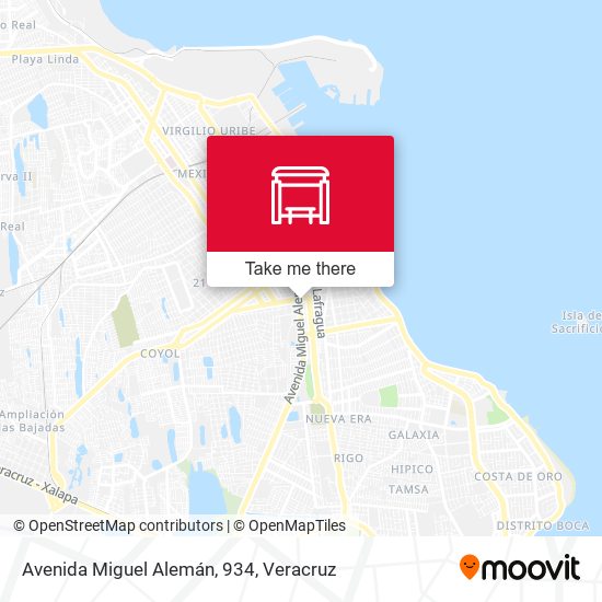 Avenida Miguel Alemán, 934 map