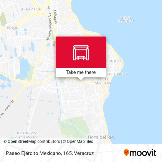 Paseo Ejército Mexicano, 165 map