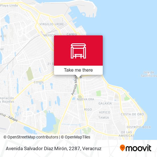 Avenida Salvador Díaz Mirón, 2287 map