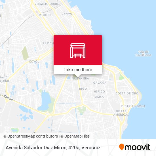 Mapa de Avenida Salvador Díaz Mirón, 420a