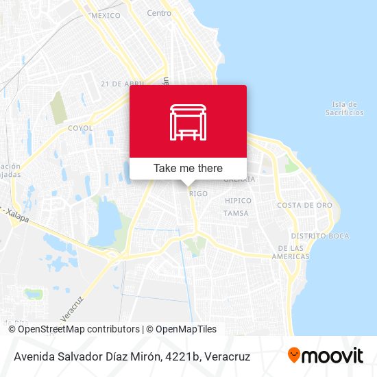 Avenida Salvador Díaz Mirón, 4221b map