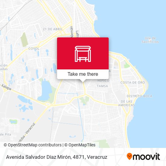 Mapa de Avenida Salvador Díaz Mirón, 4871