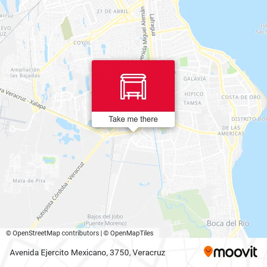 Mapa de Avenida Ejercito Mexicano, 3750