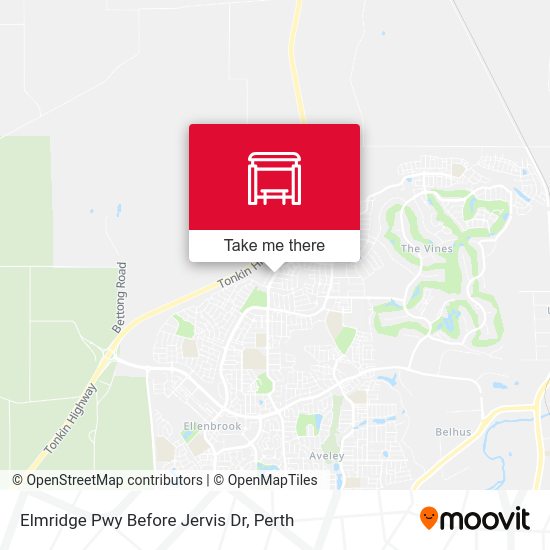 Elmridge Pwy Before Jervis Dr map