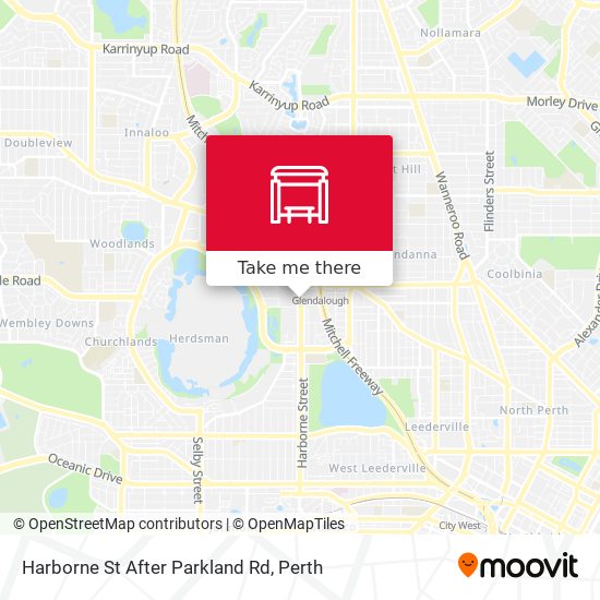 Harborne St After Parkland Rd map