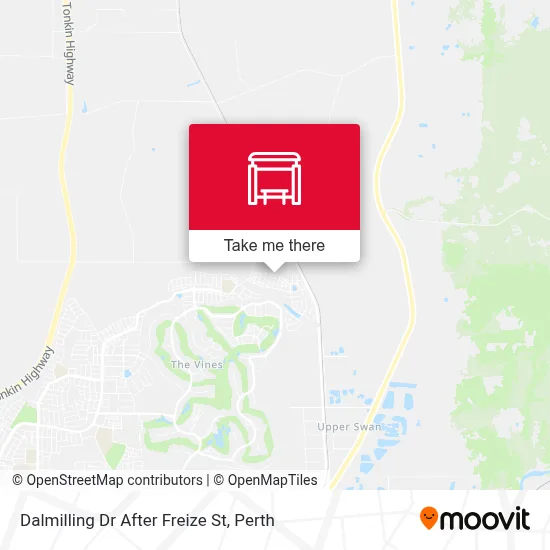 Mapa Dalmilling Dr After Freize St