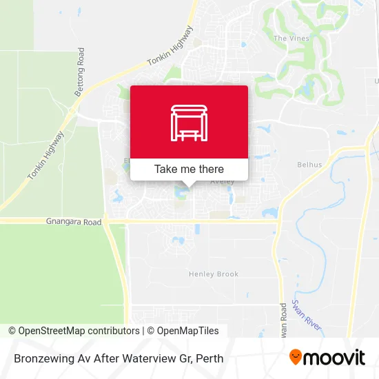Mapa Bronzewing Av After Waterview Gr