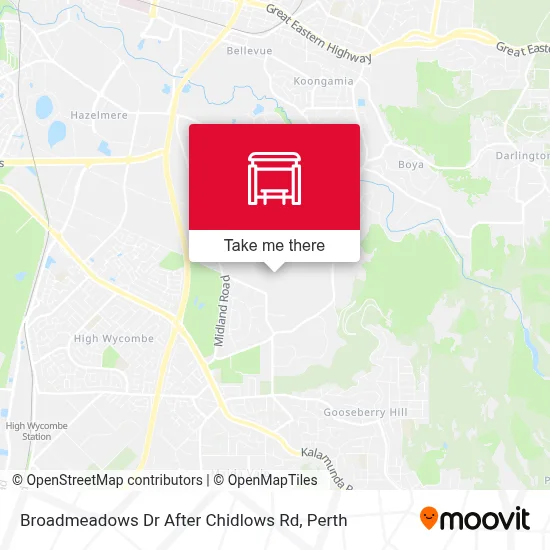 Broadmeadows Dr After Chidlows Rd map