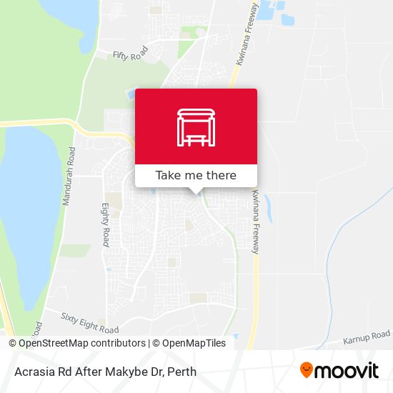 Acrasia Rd After Makybe Dr map