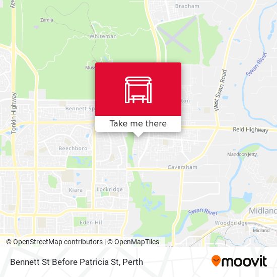 Bennett St Before Patricia St map