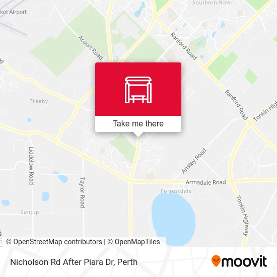 Mapa Nicholson Rd After Piara Dr