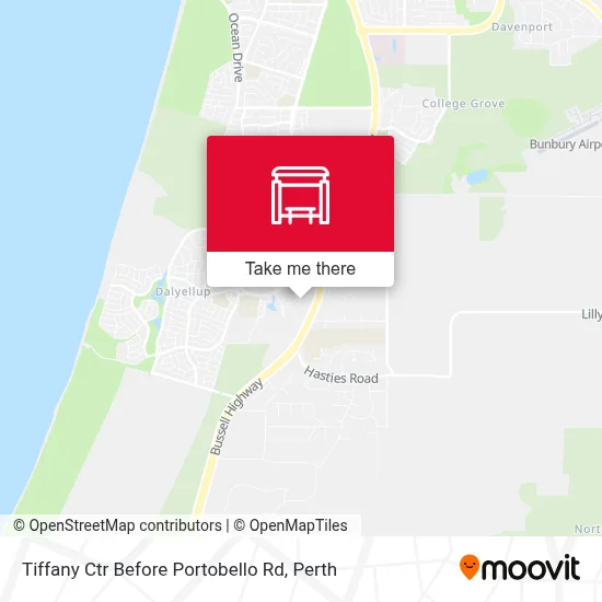 Mapa Tiffany Ctr Before Portobello Rd