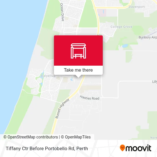 Mapa Tiffany Ctr Before Portobello Rd