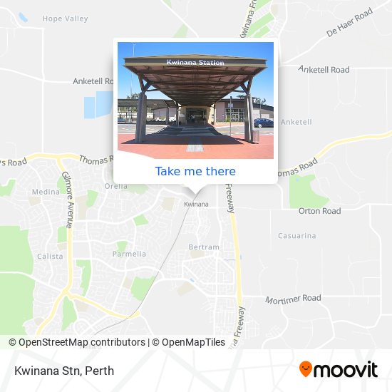 Mapa Kwinana Stn