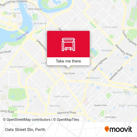 Mapa Oats Street Stn