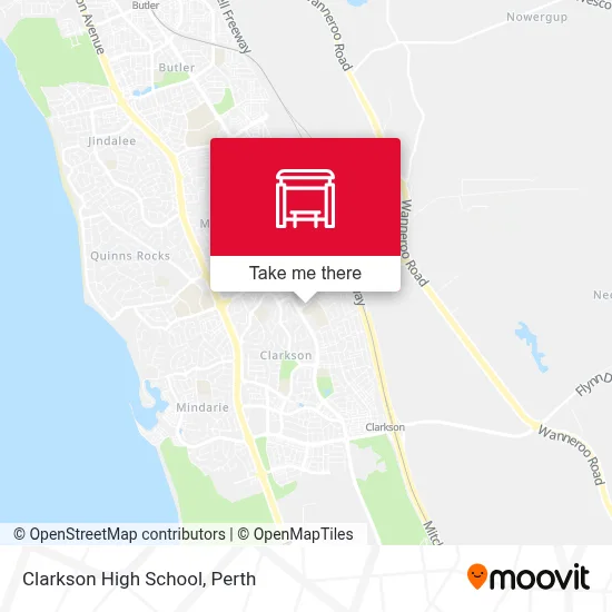 Mapa Clarkson High School