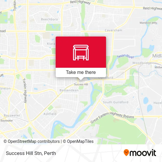 Mapa Success Hill Stn