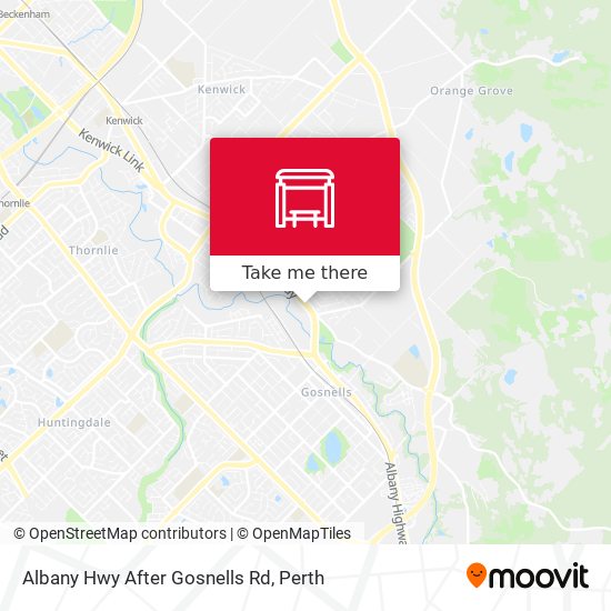 Albany Hwy After Gosnells Rd map