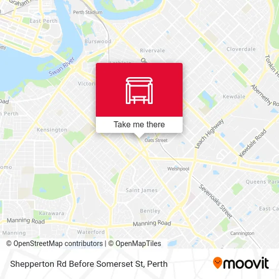 Mapa Shepperton Rd Before Somerset St