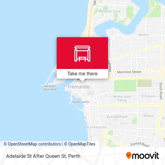 Mapa Adelaide St After Queen St