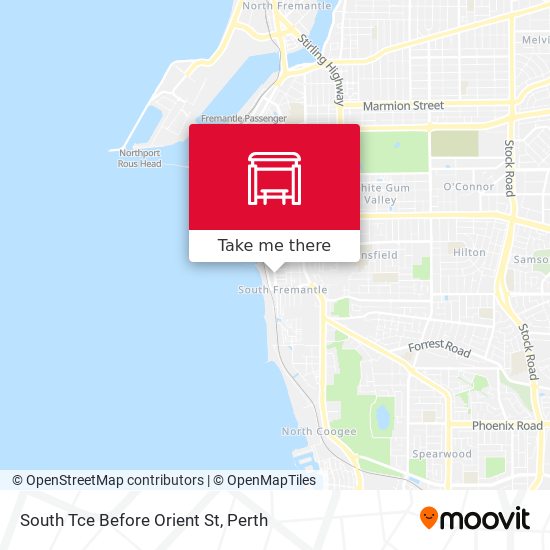 South Tce Before Orient St map