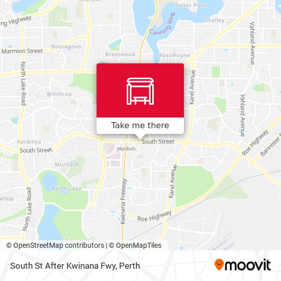 South St After Kwinana Fwy map