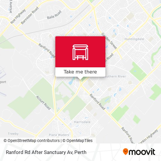Ranford Rd After Sanctuary Av map