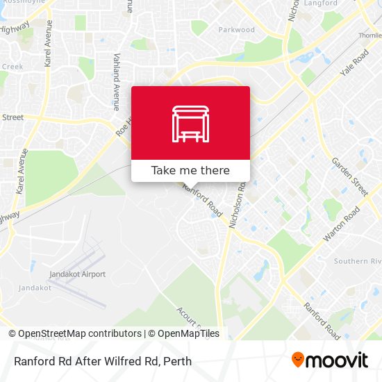 Ranford Rd After Wilfred Rd map