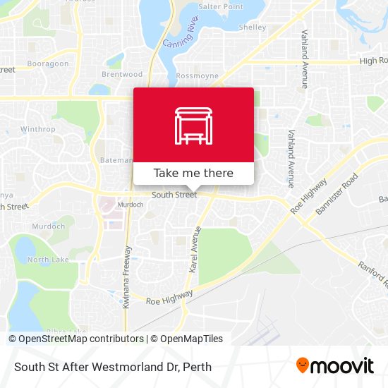 South St After Westmorland Dr map