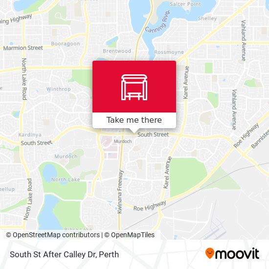 South St After Calley Dr map