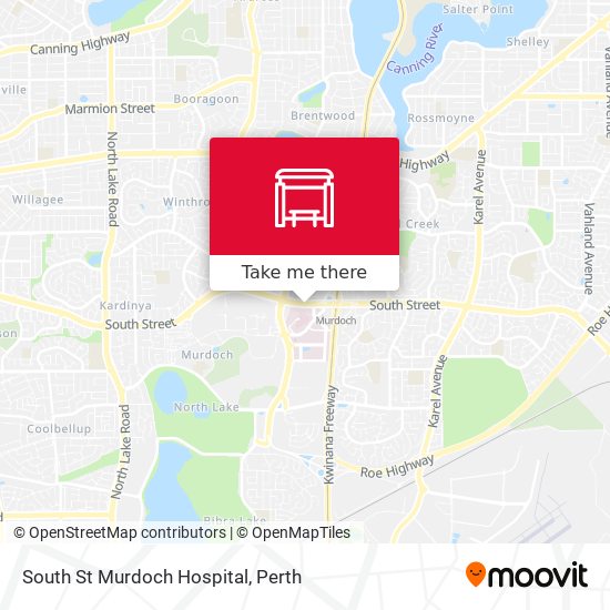 South St Murdoch Hospital map