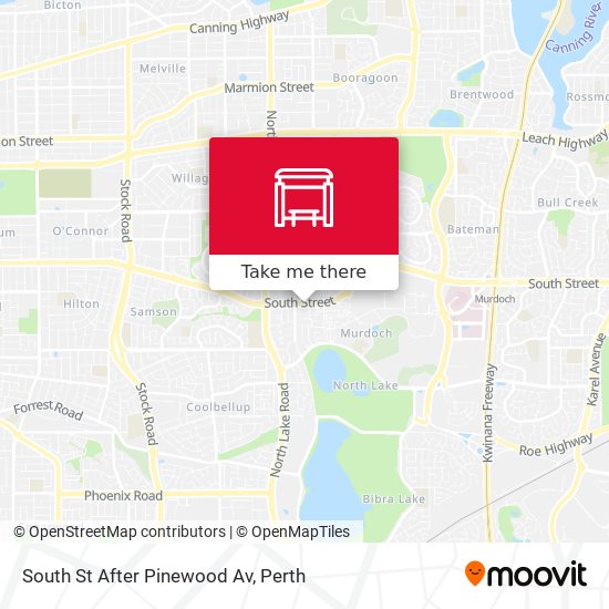South St After Pinewood Av map