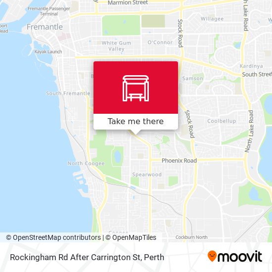 Rockingham Rd After Carrington St map
