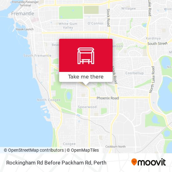 Rockingham Rd Before Packham Rd map