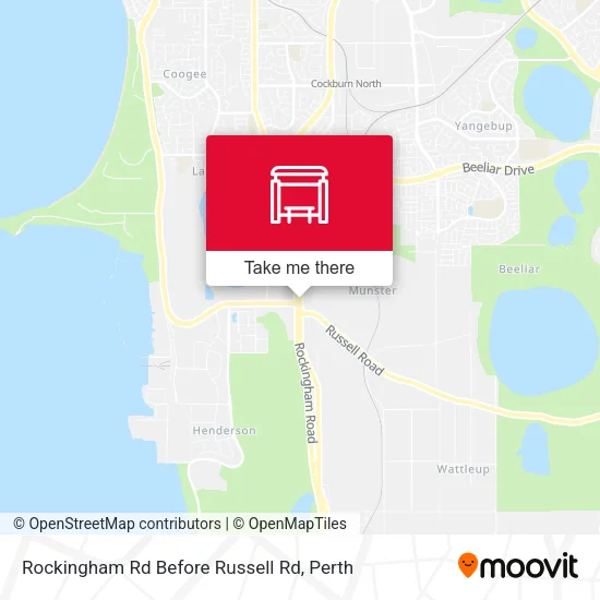 Mapa Rockingham Rd Before Russell Rd